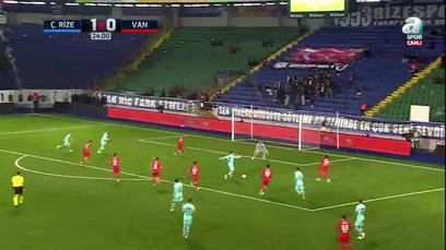 Çaykur Rizespor 6-0 Van Spor FK (MAÇ ÖZETİ)
