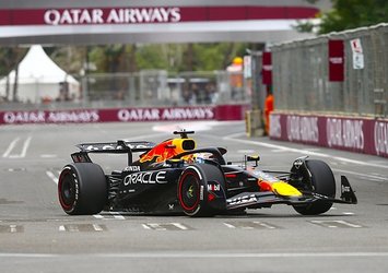 Azerbaycan'da galip Verstappen!