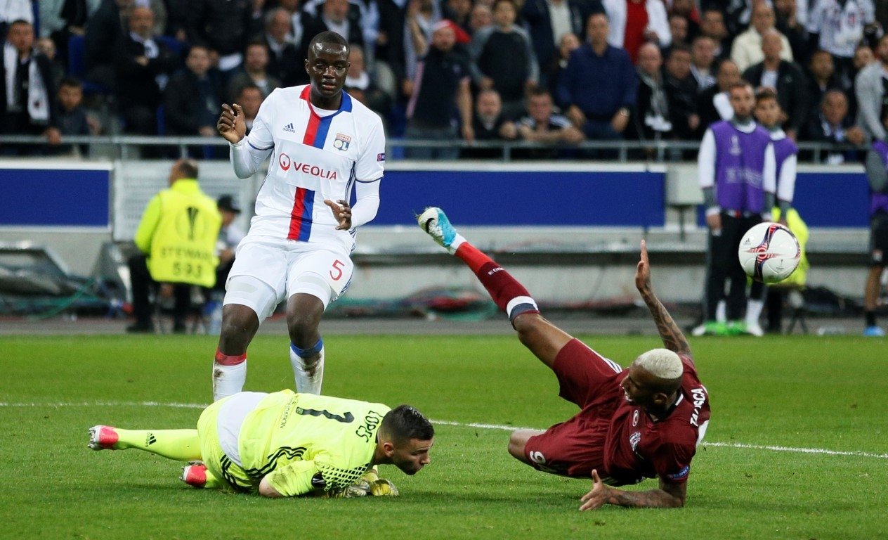 Olympique Lyon - Beşiktaş maçından kareler
