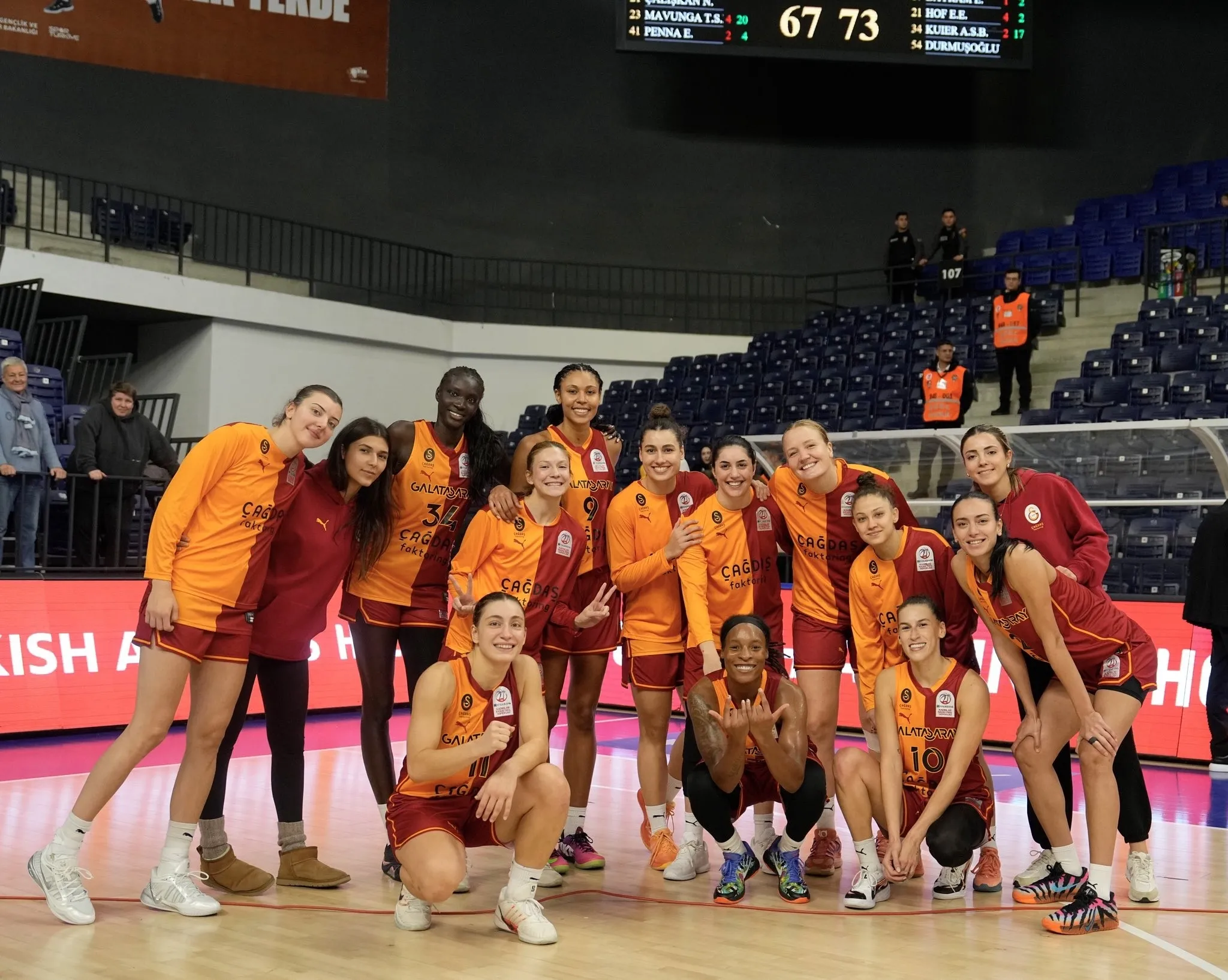 Galatasaray Çağdaş Faktoring deplasmanda Emlak Konut'u yendi