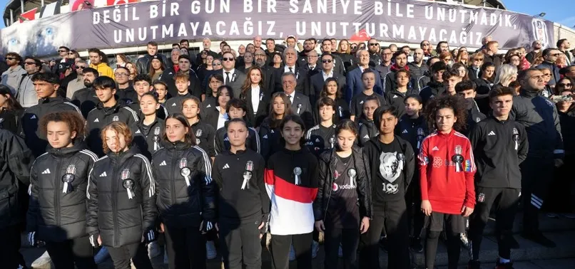 Beşiktaş Gazi Mustafa Kemal Atatürk'ü andı!
