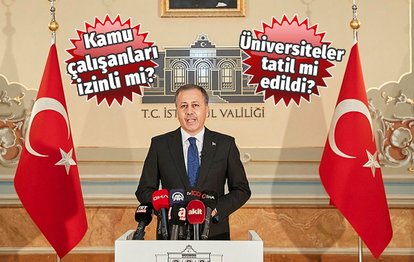 SON DAKİKA: İstanbul Valiliği’nden 6 maddelik yeni kararlar! Kamu çalışanları idari izinli mi? Üniversiteler tatil mi oldu? 26 Ocak Çarşamba günü kararları...