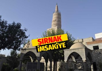 ŞIRNAK İMSAKİYE