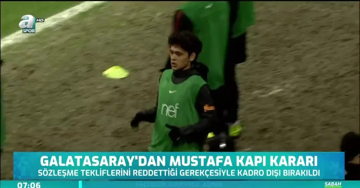 Galatasaray'dan Mustafa Kapı kararı