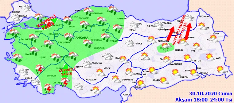 İstanbul için yağış uyarısı! İstanbul'da hava durumu nasıl? Meteoroloji uyardı! Bugün yağış var mı? 30 Ekim hava durumu... - 3