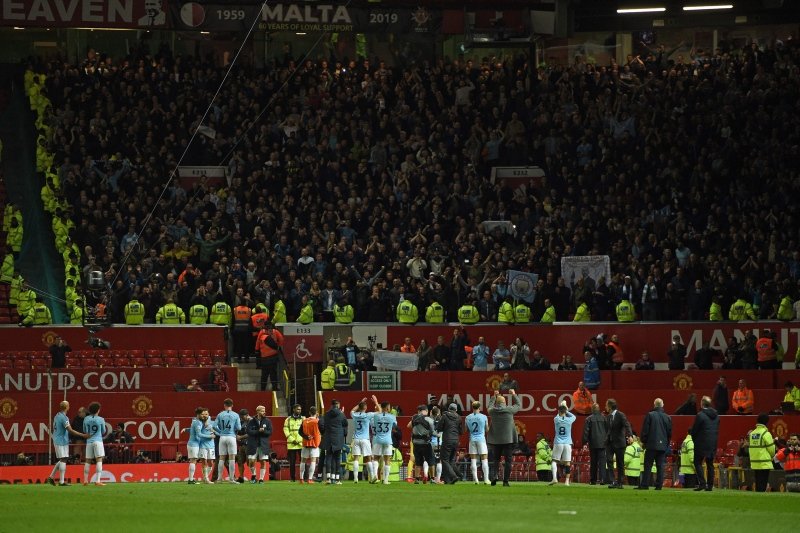 Manchester United - Manchester City maçından kareler...