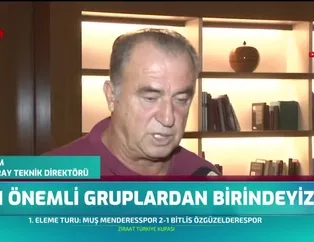 Fatih Terim: En önemli gruplardan birindeyiz