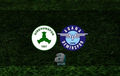 Giresunspor - Adana Demirspor maçı ne zaman, saat kaçta ve hangi kanalda? | Süper Lig