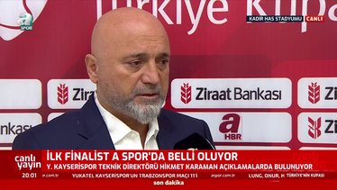Hikmet Karaman Trabzonspor maçı öncesi A Spor'a konuştu! "Sezonun finalini oynuyoruz"