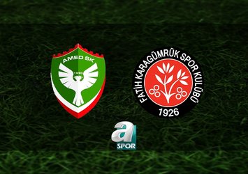 Amed SK - Solwie Energy Fatih Karagümrük maçı saat kaçta?