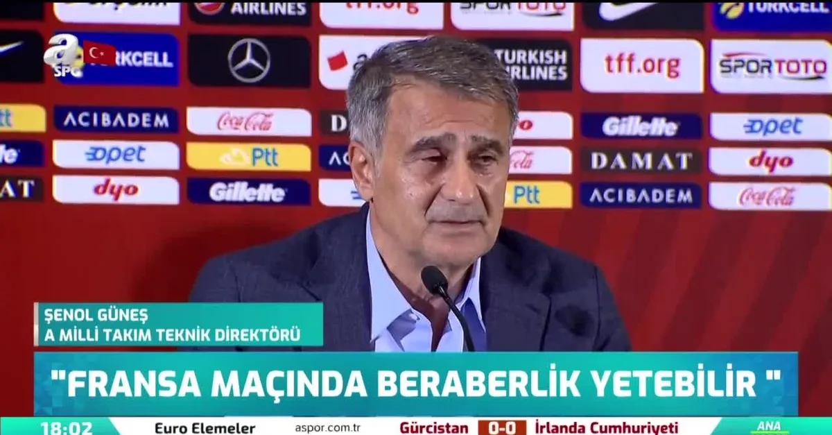 Şenol Güneş'ten kravat açıklaması