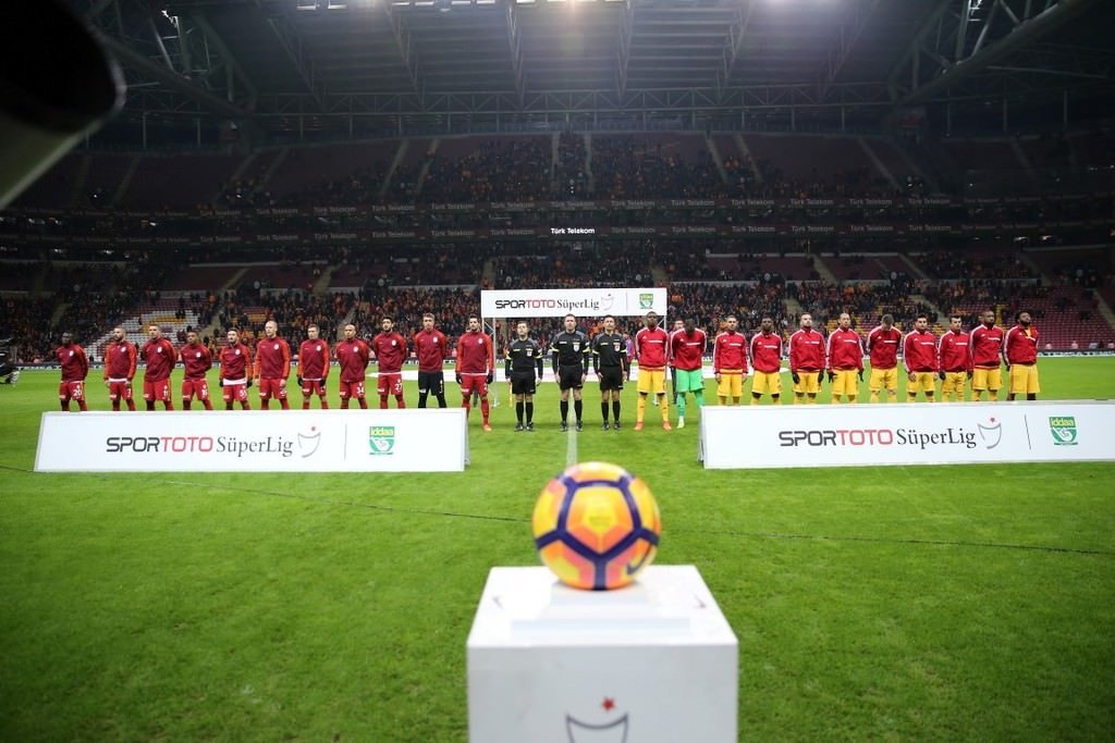Galatasaray-kayserispor karşılaşmasından kareler