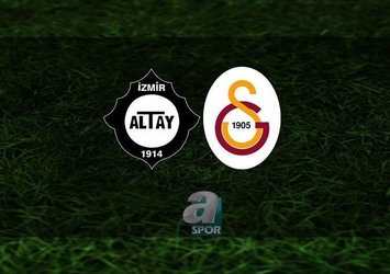 Altay - Galatasaray | İlk 11'ler