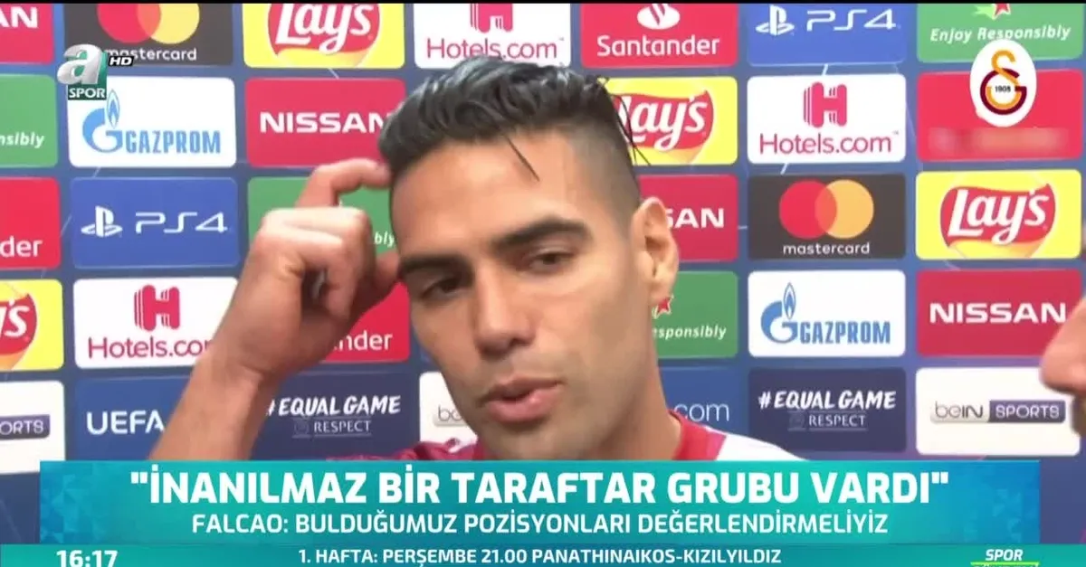 Falcao: İnanılmaz bir taraftar grubu vardı