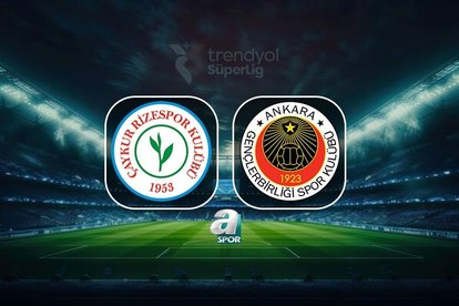 Çaykur Rizespor-Gençlerbirliği | CANLI