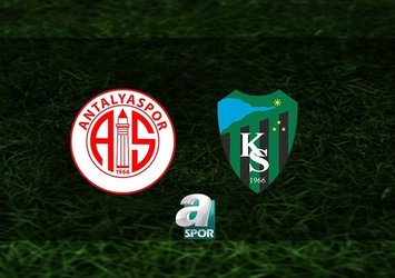 Antalyaspor - Kocaelispor | CANLI