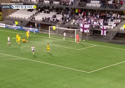 Faroe Adaları 1-1 Kazakistan (MAÇ ÖZETİ)