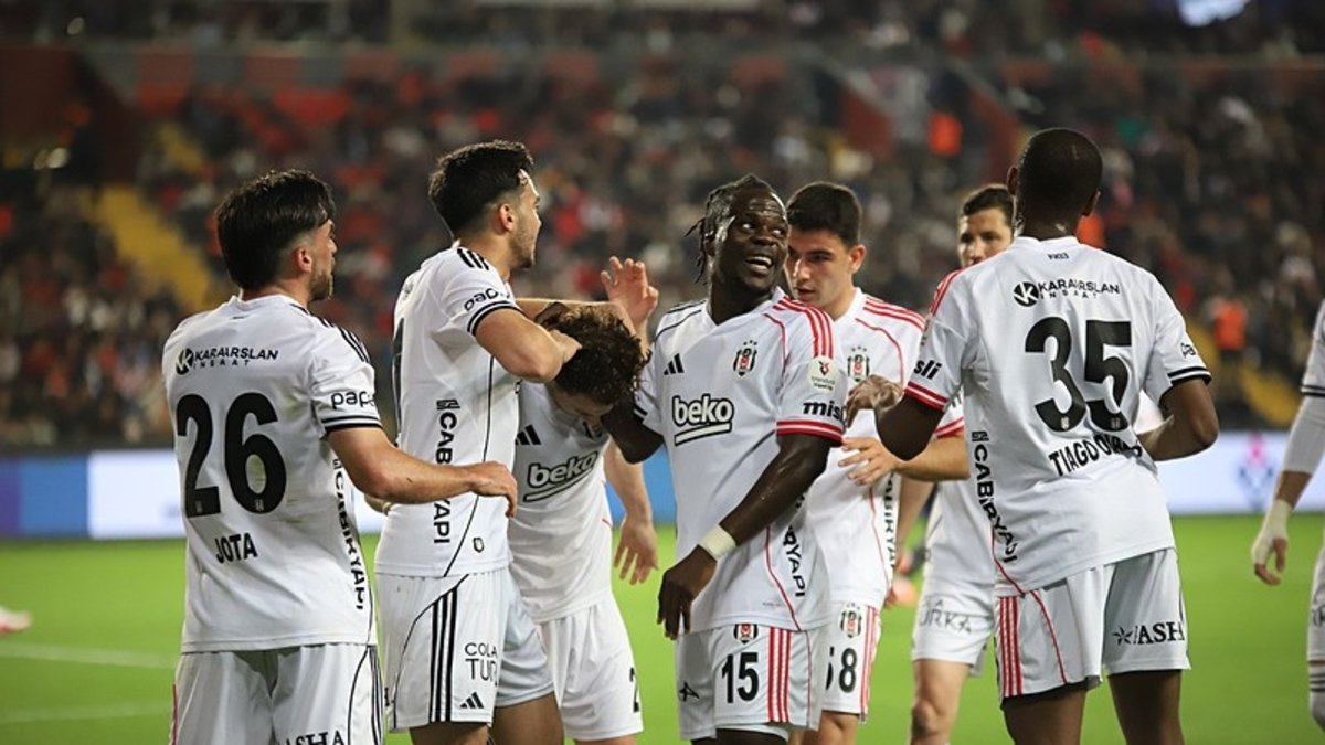 Beşiktaş Antep'te 3 puanı kaptı! Kartal Avrupa'yı sağlama aldı