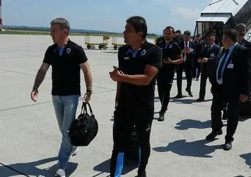 Trabzonspor kafilesi, Avusturya'ya geldi
