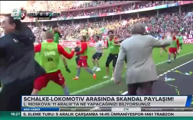 Schalke - Lokomotiv arasında skandal paylaşım