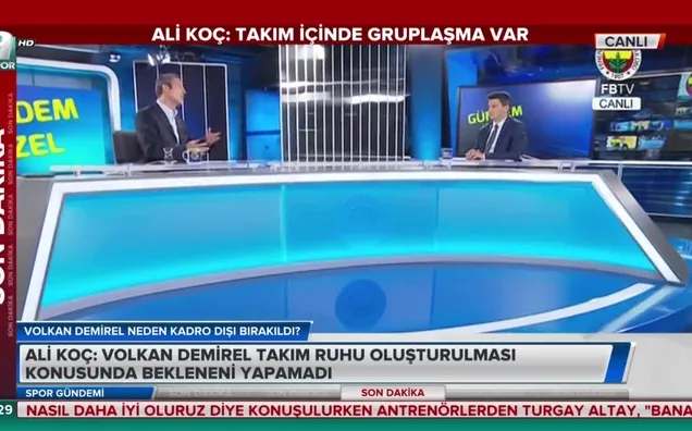 Ali Koç: Volkan bana saygısızlık yaptı