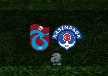 Trabzonspor-Kasımpaşa | İlk 11'ler belli oldu