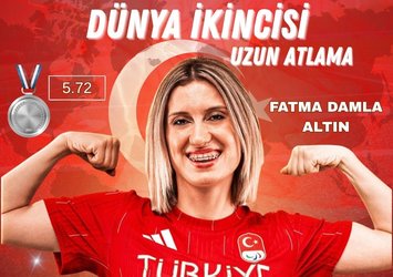 Fatma Damla Altın Dünya ikincisi oldu!