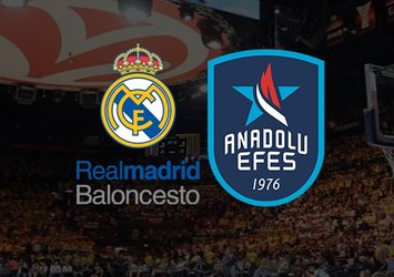 Real Madrid - Anadolu Efes | CANLI