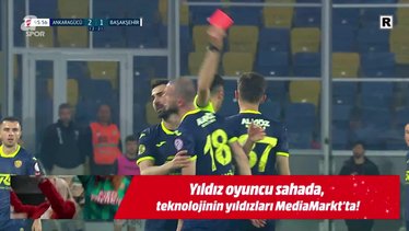 Ankaragücü - Başakşehir maçında kırmızı kart çıktı! İşte o pozisyon