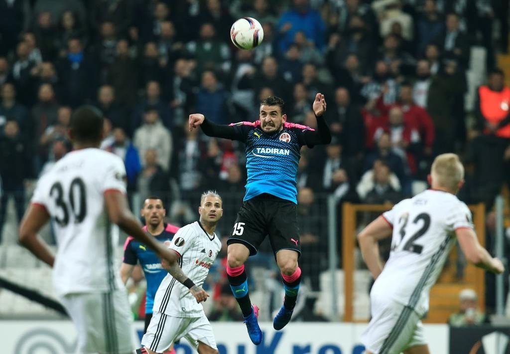 Beşiktaş - Hapoel Beer Sheva maçından kareler