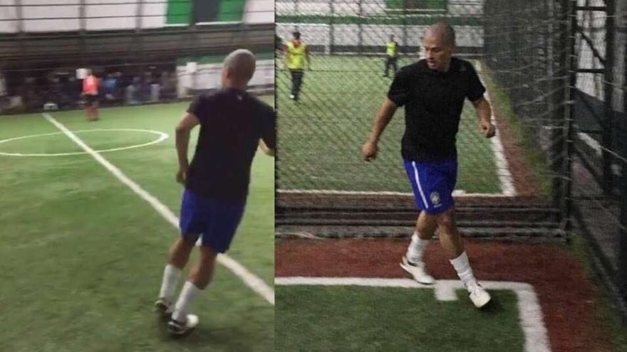 alex ayaginin tozuyla hali saha yapti