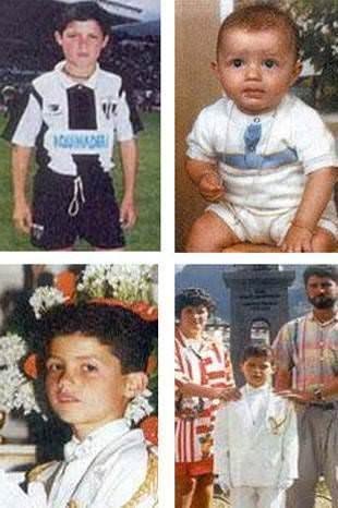 Futbolcuların çocuklukları