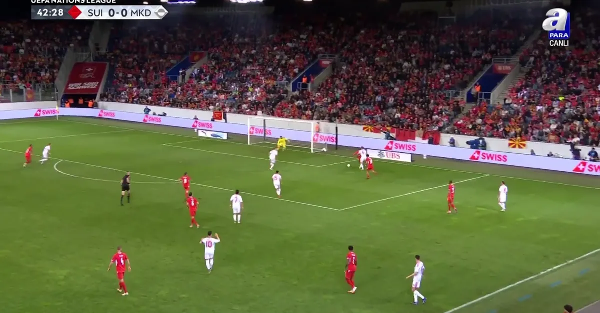 GOL | İsviçre 1-0 Kuzey Makedonya