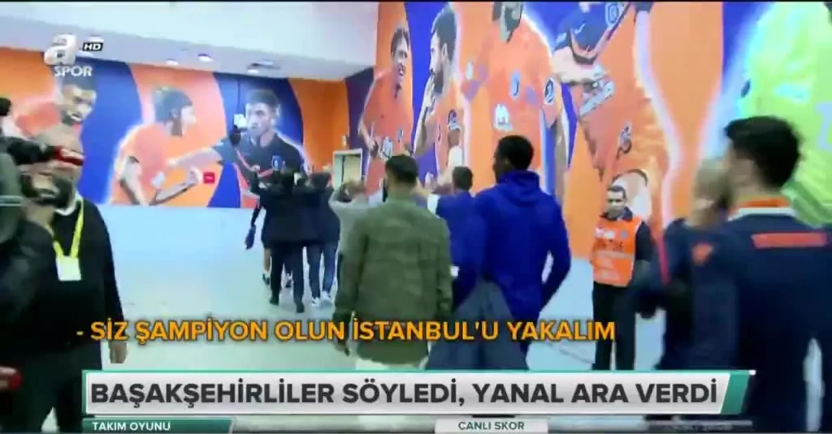 Başakşehirliler söyledi Yanal ara verdi