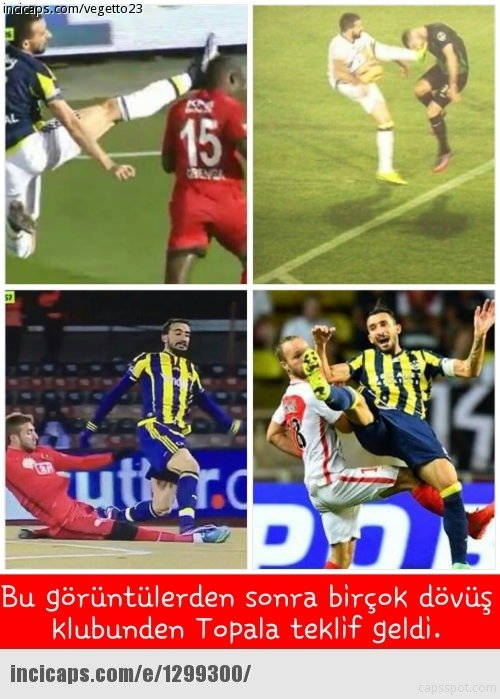Akhisar - Fenerbahçe maçı capsleri