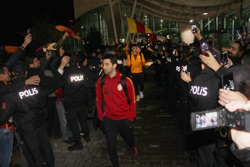 Galatasaray’a Hatay’da coşkulu karşılama