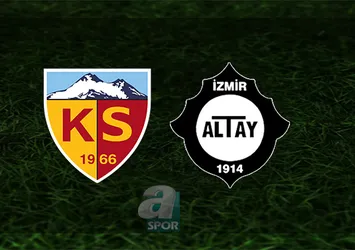 Kayserispor - Altay | CANLI