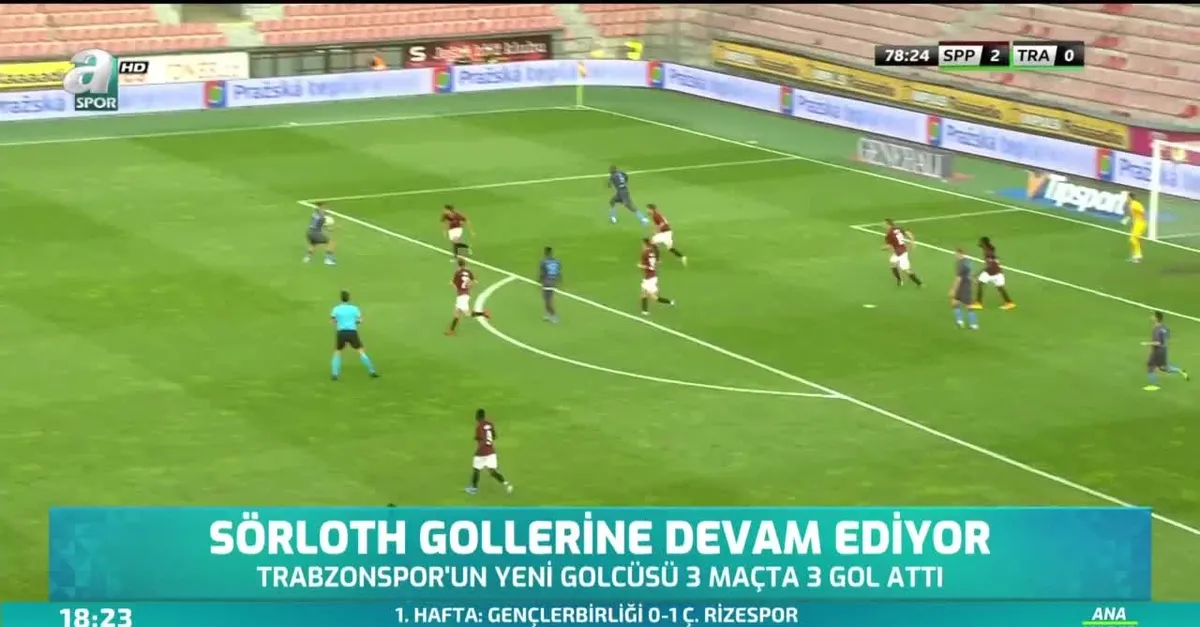 Sörloth gollerine devam ediyor