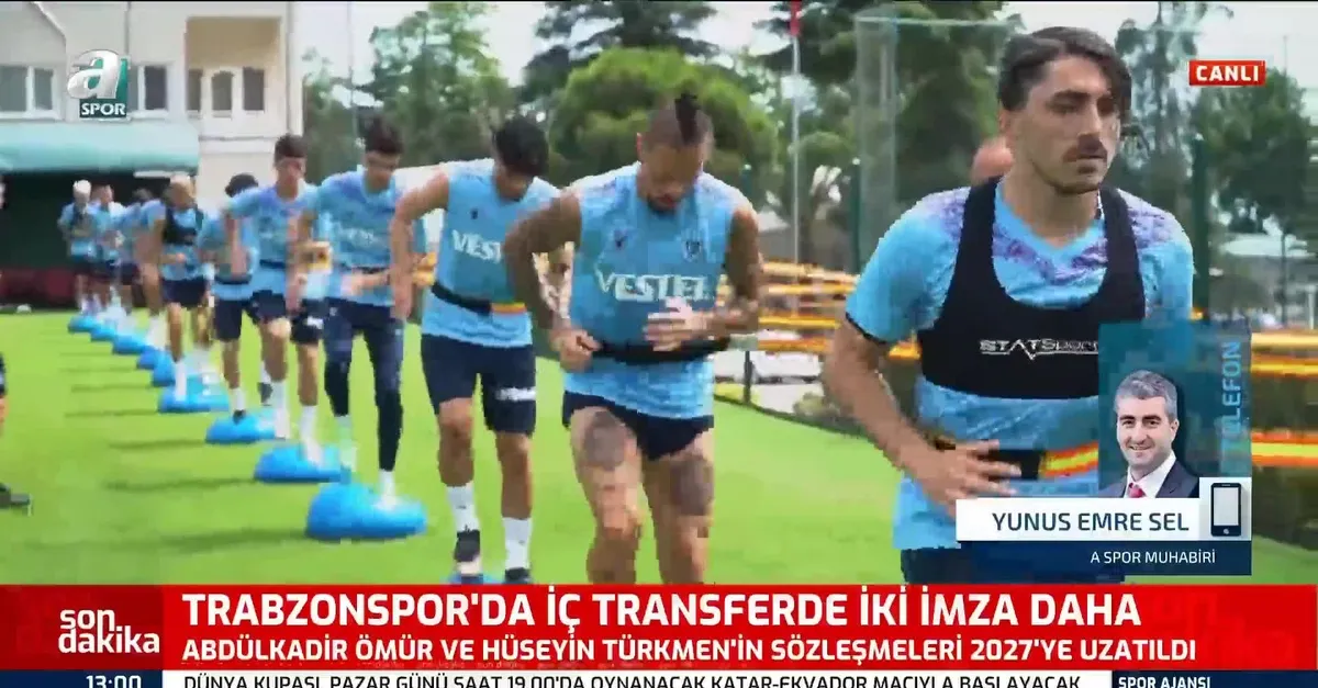 Trabzonspor'da iç transferde iki imza daha!