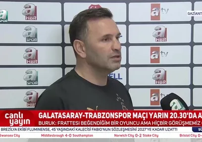 Okan Buruk'tan Frattesi açıklaması!
