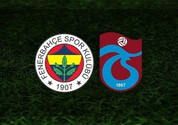 Fenerbahçe-Trabzonspor | CANLI