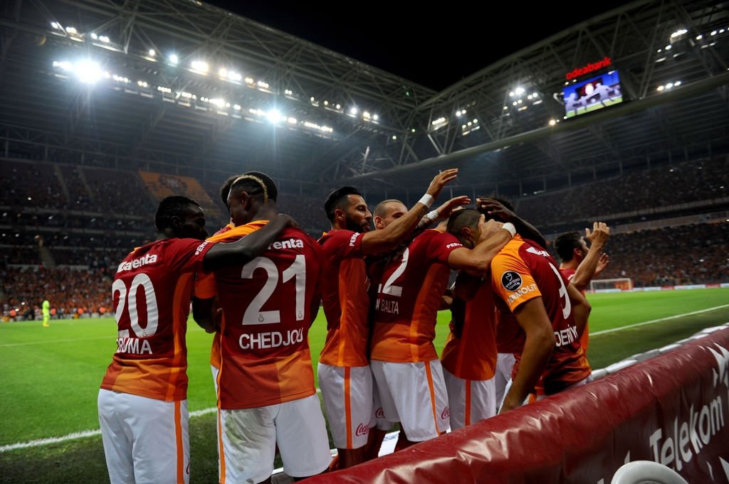 Galatasaray-Rizespor maçından kareler