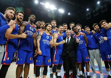 Anadolu Efes normal sezonu galibiyetle tamamladı