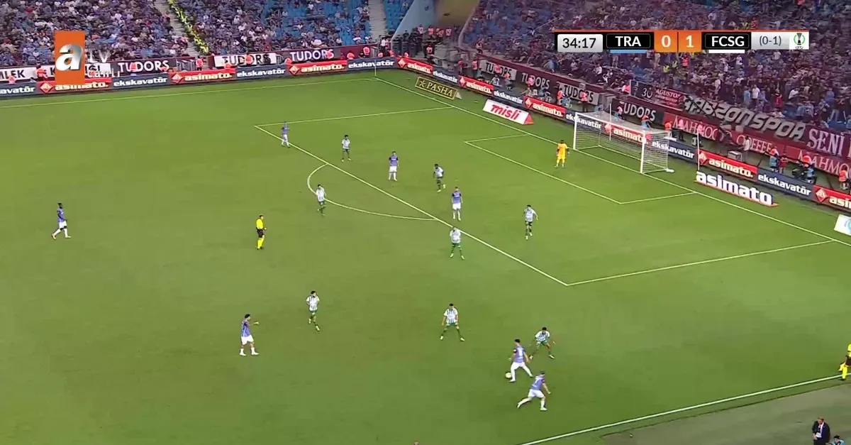 Trabzonspor gole çok yaklaştı!