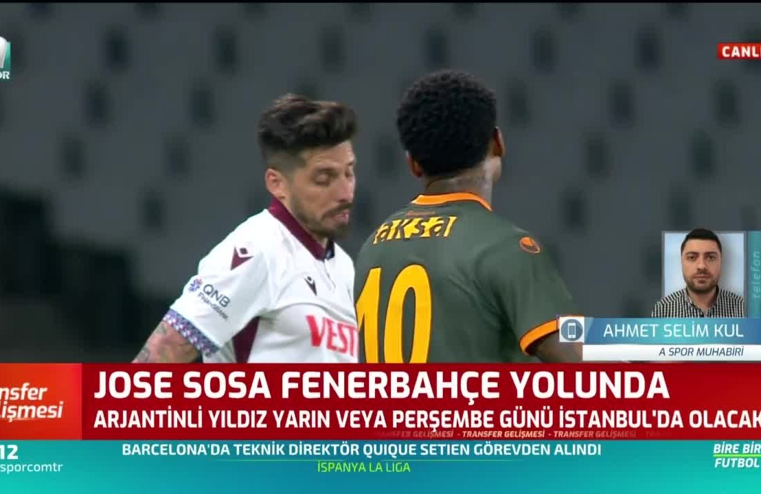 Jose Sosa Fenerbahce Yolunda Aspor