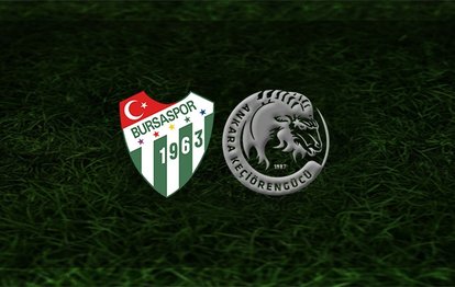Bursaspor - Keçiörengücü maçı ne zaman, saat kaçta ve hangi kanalda? | TFF 1. Lig