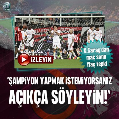 Metin Öztürk: Galatasaray’ı şampiyon yapmak istemiyorsanız...