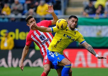 Atletico'ya Cadiz şoku!