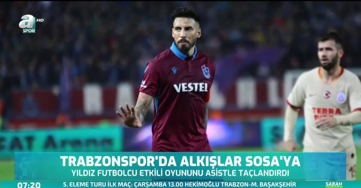 Trabzonspor'da alkışlar Sosa'ya