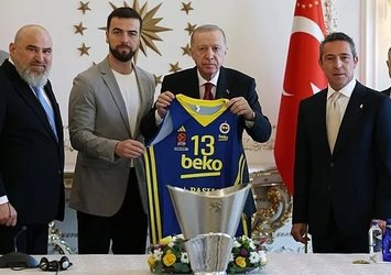 Başkan Erdoğan F.Bahçe Beko'yu kabul etti